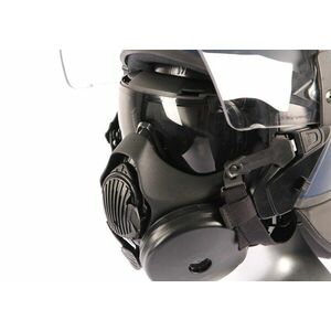 Ochranná plynová maska do protiúderové helmy Schuberth® (Barva: Černá) obraz
