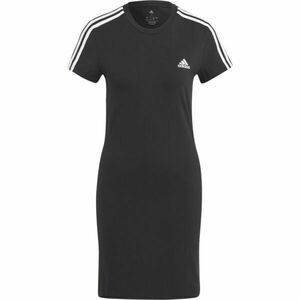 adidas 3-STRIPES Dámské tričkové šaty, černá, velikost obraz