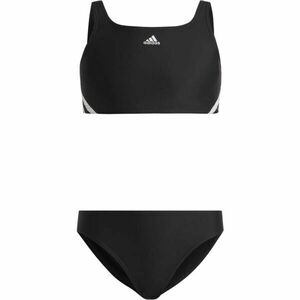 adidas 3-STRIPES Dívčí dvoudílné plavky, černá, velikost obraz