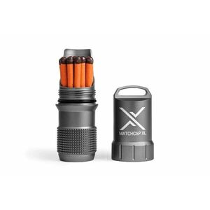 Vodotěsné pouzdro na zápalky MATCHCAP XL™ Exotac® – Gunmetal (Barva: Gunmetal) obraz