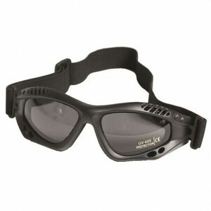 Mil-Tec Commando Smoke ochranné brýle, černé obraz