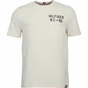 Tommy Hilfiger GRAPHIC S/S TEE Pánské tričko, bílá, velikost obraz