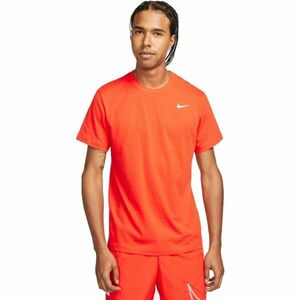 Nike DRI-FIT Pánské tréninkové tričko, oranžová, velikost obraz