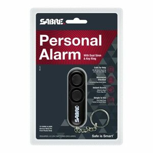 Obranný osobní Personal Alarm Sabre Red® – Černá (Barva: Černá) obraz