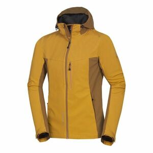 Northfinder BRENSSON Pánská softshellová bunda, žlutá, velikost obraz