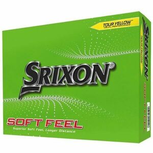 SRIXON SOFT FEEL 12 pcs Golfové míčky, žlutá, velikost obraz