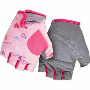 Arcore LUKE Dívčí cyklistické rukavice, růžová, velikost obraz