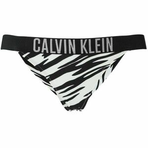 Calvin Klein INTENSE POWER-BRAZILIAN-PRINT Dámské plavkové kalhotky, černá, velikost obraz