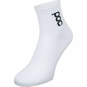 POC ESSENTIAL ROAD LT Sportovní ponožky, bílá, velikost obraz