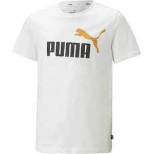 Puma ESSENTIALS+2 COL LOGO TEE Dětské triko, bílá, velikost obraz