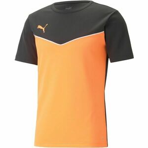 Puma INDIVIDUAL RISE JERSEY TEE Fotbalové triko, oranžová, velikost obraz