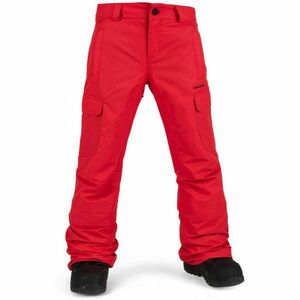 Volcom CARGO INS Dětské zateplené snowboardové kalhoty, červená, velikost obraz