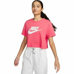 Nike SPORTSWEAR ESSENTIAL ICON FUTURA Dámské tričko, růžová, velikost obraz