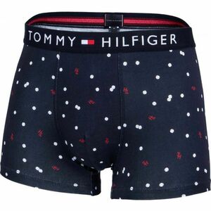Tommy Hilfiger TRUNK PRINT Pánské boxerky, tmavě modrá, velikost obraz