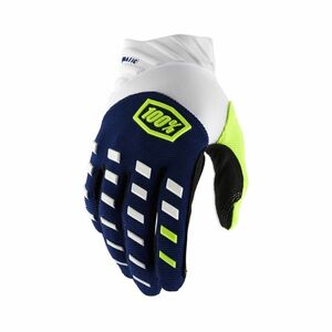 Motokrosové rukavice 100% Airmatic modrá/bílá modrá/bílá XL obraz
