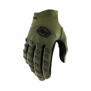 Motokrosové rukavice 100% Airmatic army zelená army zelená XL obraz