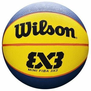 Wilson FIBA 3X3 MINI RUBBER BSKT Mini basketbalový míč, žlutá, velikost obraz