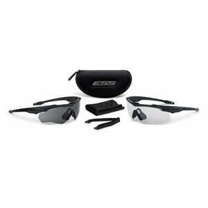 Ochranné brýle Crossblade™ 2X Kit ESS® (Barva: Černá, Čočky: Čiré + Kouřově šedé) obraz