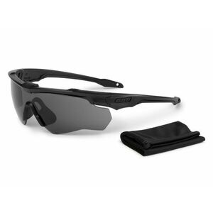 Ochranné brýle Crossblade™ One ESS® – Kouřově šedé, Černá (Barva: Černá, Čočky: Kouřově šedé) obraz