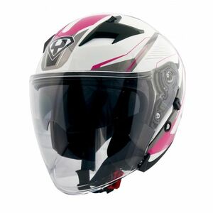 Moto helma Yohe 878-1M Graphic růžová M (57-58) obraz