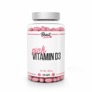 Pink Vitamín D3 120 kaps. - BeastPink obraz