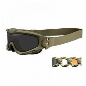 WILEY X taktické brýle SPEAR - kouřové + čirá skla / matný pískový rám obraz