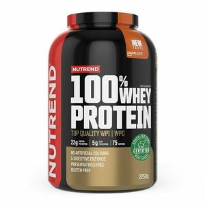 100% Whey Protein - Nutrend 2250 g Chocolate+Hazelnut obraz