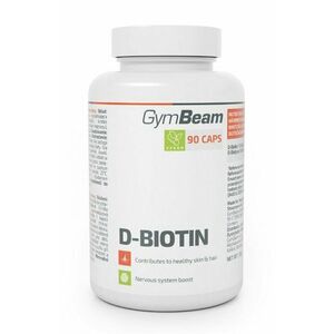 D-Biotin (Vitamin B7) - GymBeam 90 kaps. obraz