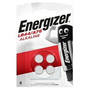 Energizer knoflíková baterie A76/LR44 Alk BP4, 4ks obraz