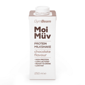 MoiMüv Protein Milkshake 18 x 250 ml vanilka - GymBeam obraz