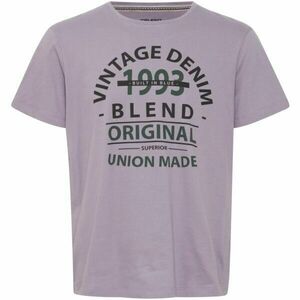 BLEND REGULAR FIT Pánské tričko, fialová, velikost obraz