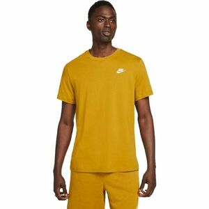 Nike SPORTSWEAR CLUB Pánské tričko, žlutá, velikost obraz