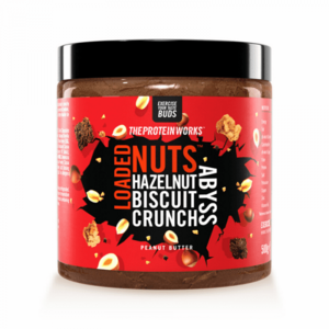 Arašídové máslo Loaded Nuts 500 g slaný karamel sušenky - The Protein Works obraz