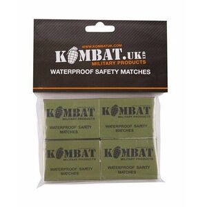 Zápalky Waterproof Matches Kombat UK®, 4 ks (Barva: Zelená) obraz