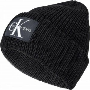 Calvin Klein MONOGRAM BEANIE WL Zimní čepice, černá, velikost obraz
