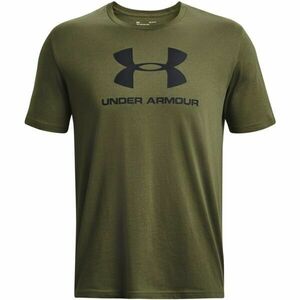 Under Armour SPORTSTYLE LOGO Pánské triko, khaki, velikost obraz