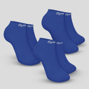 Ponožky Ankle Socks 3Pack Blue M/L - GymBeam obraz