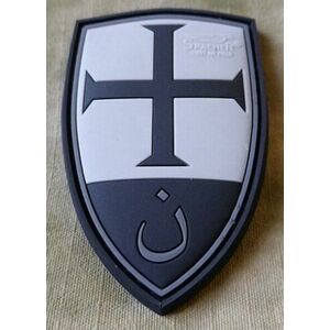 Nášivka JTG® Crusader Shield - blackops (Barva: Černá) obraz