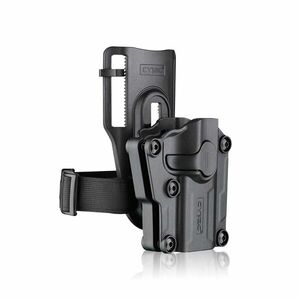 Univerzální pistolové pouzdro Mega-Fit Gen2 Cytac® / snížená platforma – pravá strana, Černá (Barva: Černá, Varianta: pravá strana) obraz