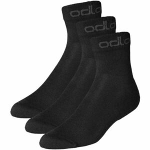 Odlo ACTIVE QUARTER 3-PACK Ponožky, černá, velikost obraz