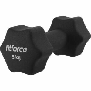 Fitforce FDBN 5 KG Jednoruční činka, černá, velikost obraz