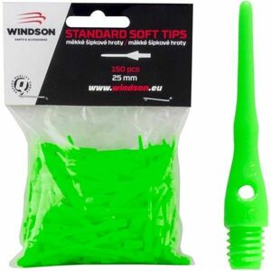 Windson HROTY SOFT 25mm - 150ks Hroty na šipky, zelená, velikost obraz
