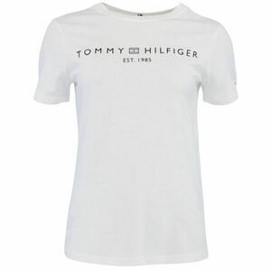 Tommy Hilfiger LOGO CREW NECK Dámské triko, bílá, velikost obraz