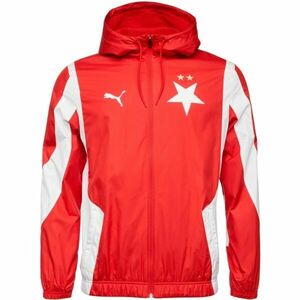 Puma SKS PRE MATCH WOVEN ANTHEM Pánská fotbalová bunda, červená, velikost obraz