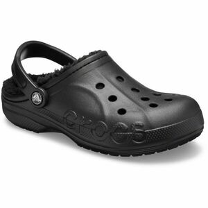 Crocs BAYA LINED CLOG Unisex pantofle, černá, velikost 37/38 obraz