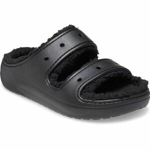 Crocs CLASSIC COZZZY SANDAL Unisex sandály, černá, velikost 42/43 obraz