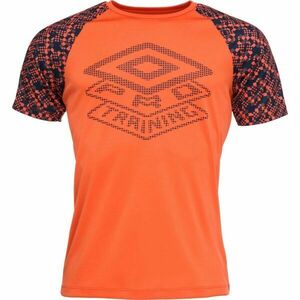 Umbro PRO TRAINING ACTIVE GRAPHIC Pánské sportovní triko, oranžová, velikost obraz