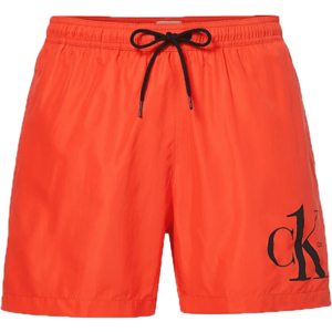 Calvin Klein MEDIUM DRAWSTRING Pánské plavecké šortky, oranžová, velikost obraz