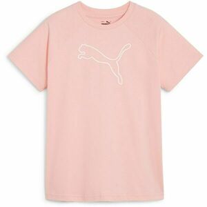 Puma MOTION TEE Dívčí sportovní triko, růžová, velikost obraz