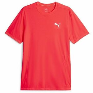 Puma RUN FAVORITE TEE Pánské triko, červená, velikost obraz